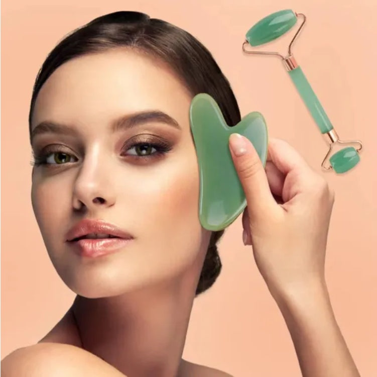 Gua Sha and Roller Set