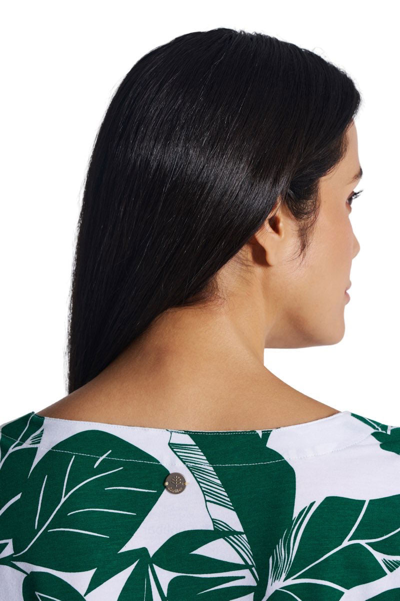 Women's St. Lucia Tunic Top | Eden Green Palm Paradise