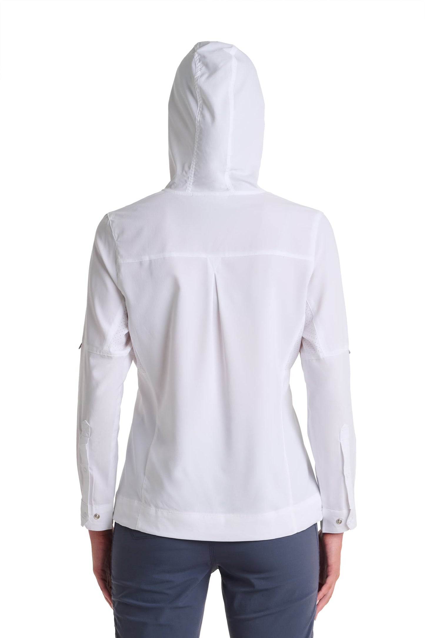 Women's Sea Spray Henley Hoodie | White