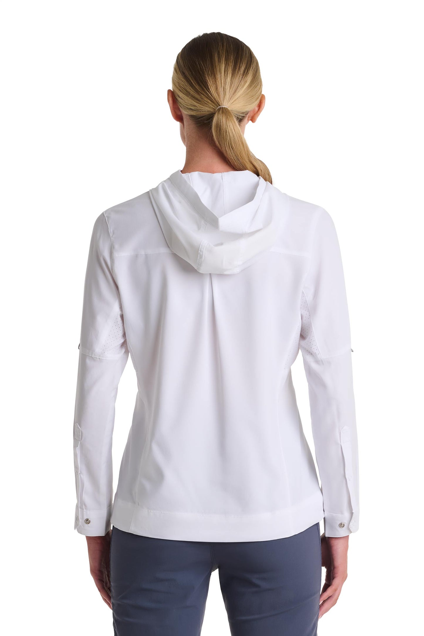 Women's Sea Spray Henley Hoodie | White