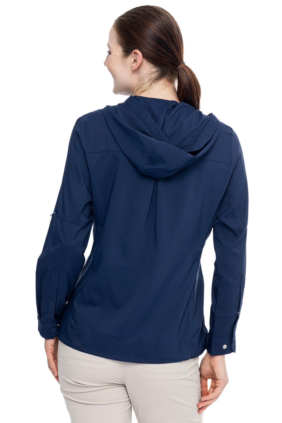 Women's Sea Spray Henley Hoodie | Navy