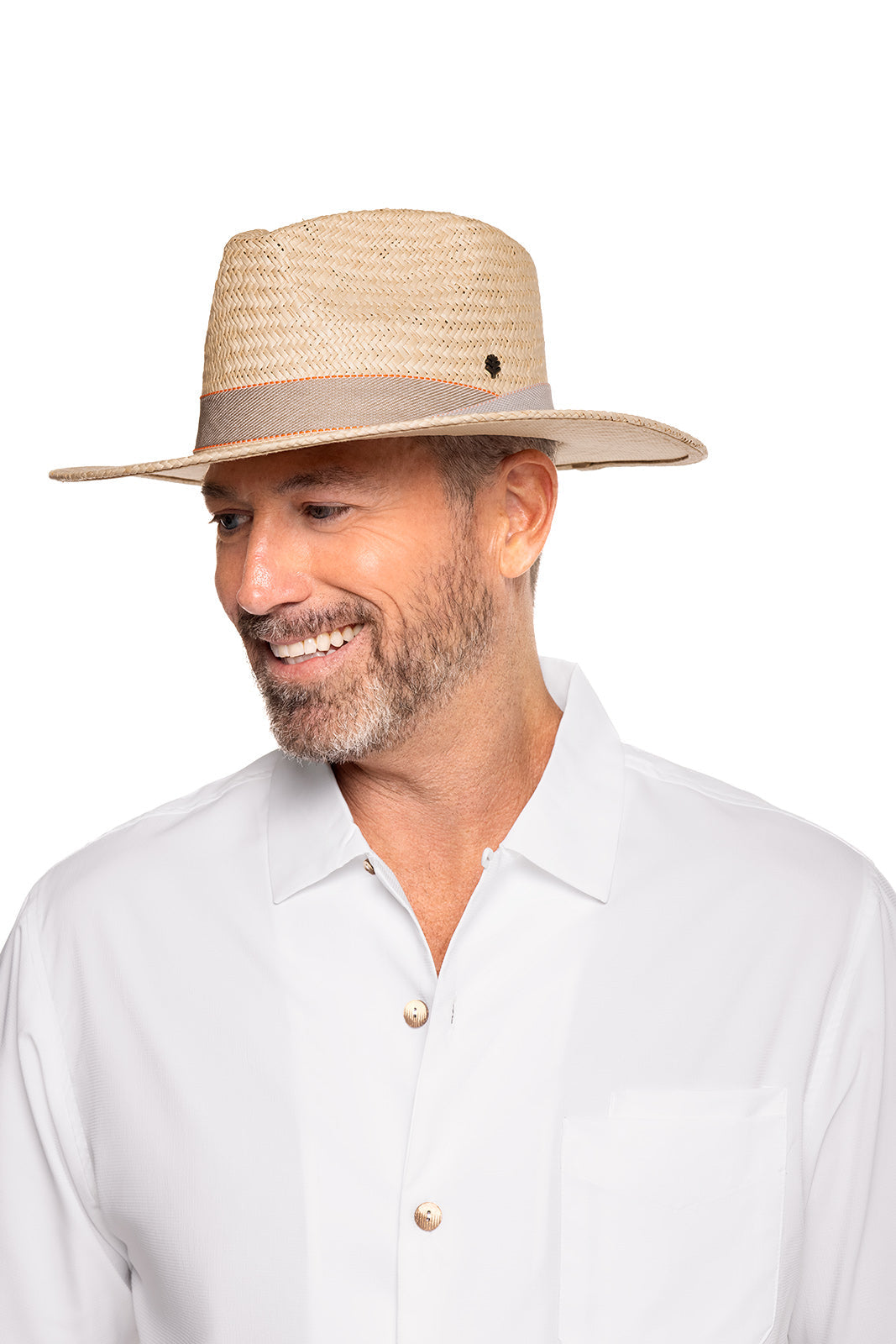 Abaco Palm Straw Pinch Front Fedora | Natural