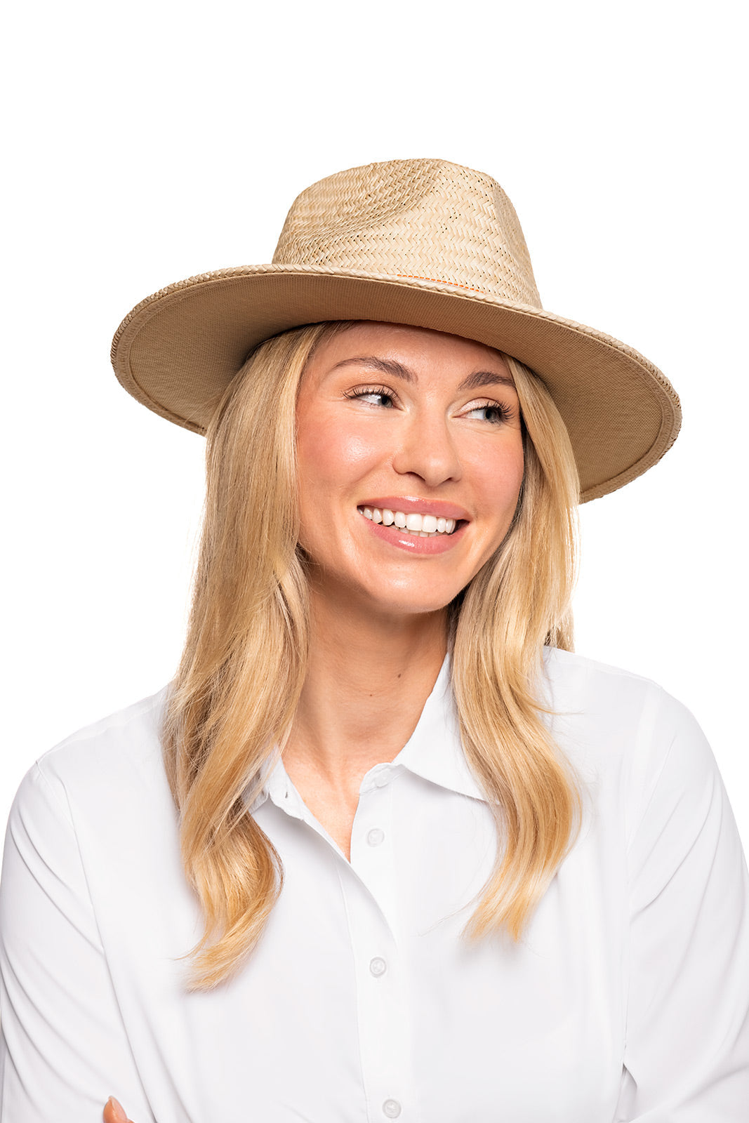 Abaco Palm Straw Pinch Front Fedora | Natural